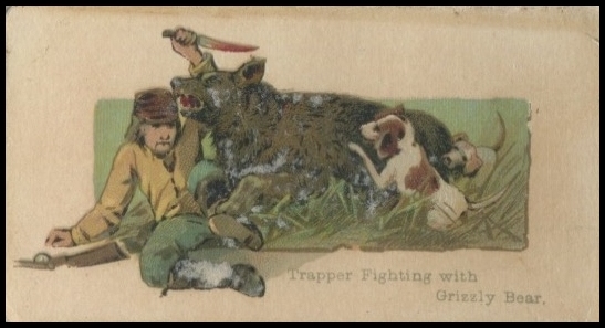 Trappers Fighting with Grizzly Bear